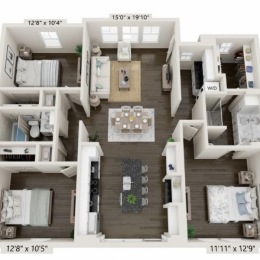 3bed 2 bath 1 story home with yard available now! Apply online today! Instagram post from @avendaleatthecolony on September 15, 2023 09:58:26am