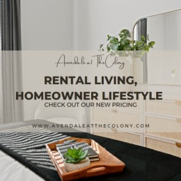 Rental Living, Homeowner Lifestyle Instagram post from @avendaleatthecolony on September 19, 2023 10:05:13am