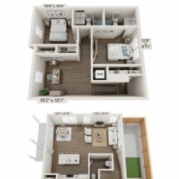 2bedroom 2.5bath with yard townhome available now Instagram post from @avendaleatthecolony on September 24, 2023 10:11:11am