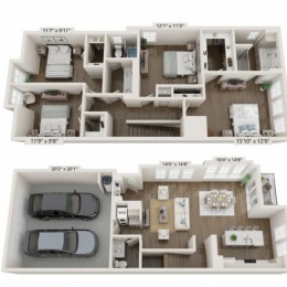 4 bedroom 2.5 bathroom available now! Apply online today! Instagram post from @avendaleatthecolony on September 27, 2023 10:12:09am